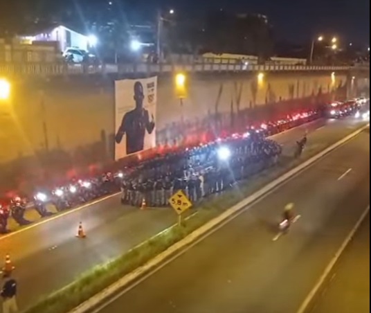 VÍDEO Rotam presta homenagem ao Cabo Cavalcante policial que morreu