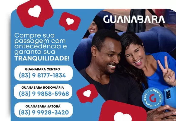 AGÊNCIA GUANABARA - PASSAGEM DE ÔNIBUS ONLINE E SEM TAXA DE SERVIÇO