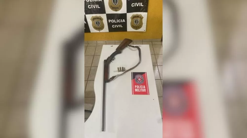 Arma apreendida - Foto: 12º BPM / Divulgação