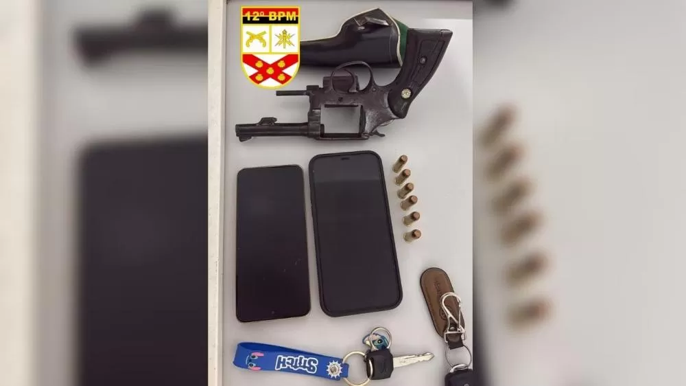 Material apreendido - Foto: 12º BPM
