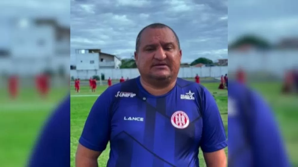 Higo César, treinador do ECP - Foto: Reprodução/Instagram do Esporte de Patos