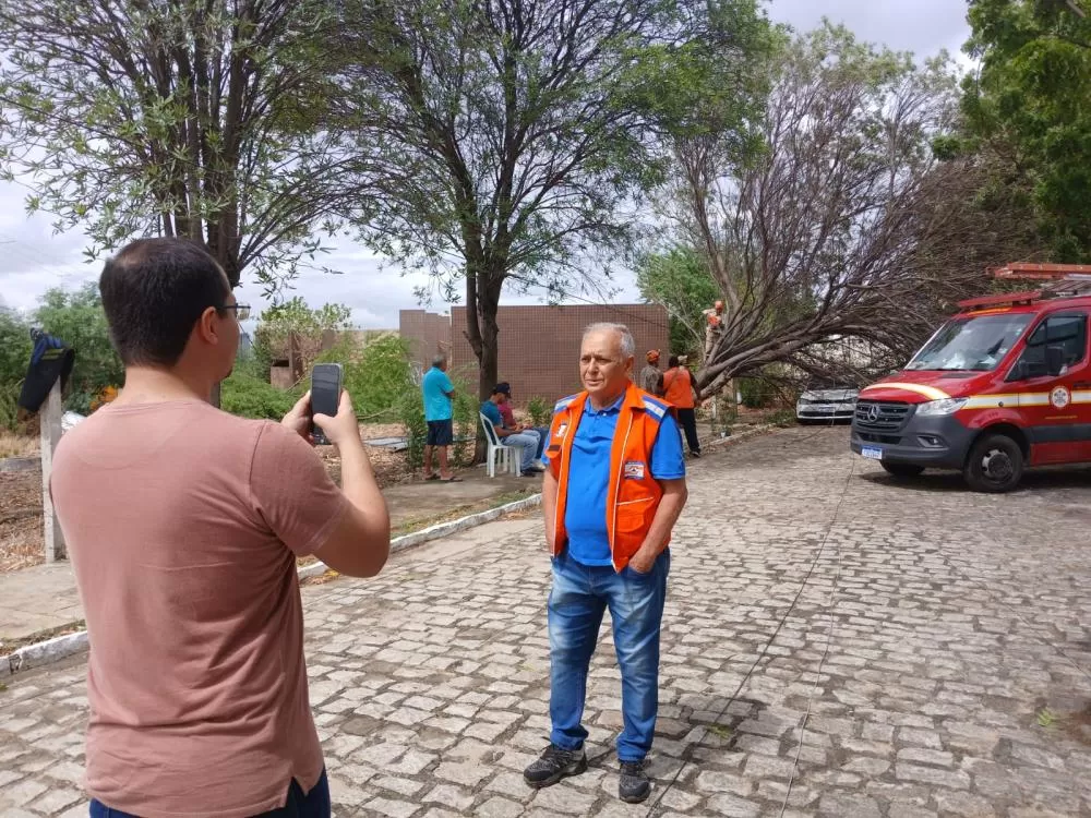 Everaldo Nunes, coordenador da Defesa Civil de Patos - Foto: Secom - Prefeitura de Patos