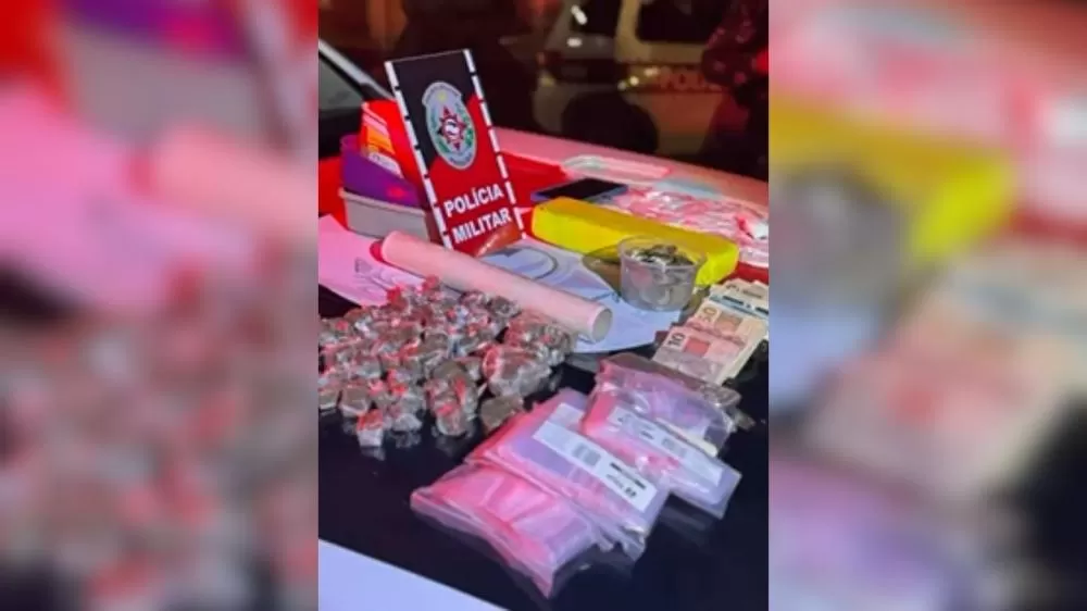 Material apreendido - Foto: Ascom 12º BPM