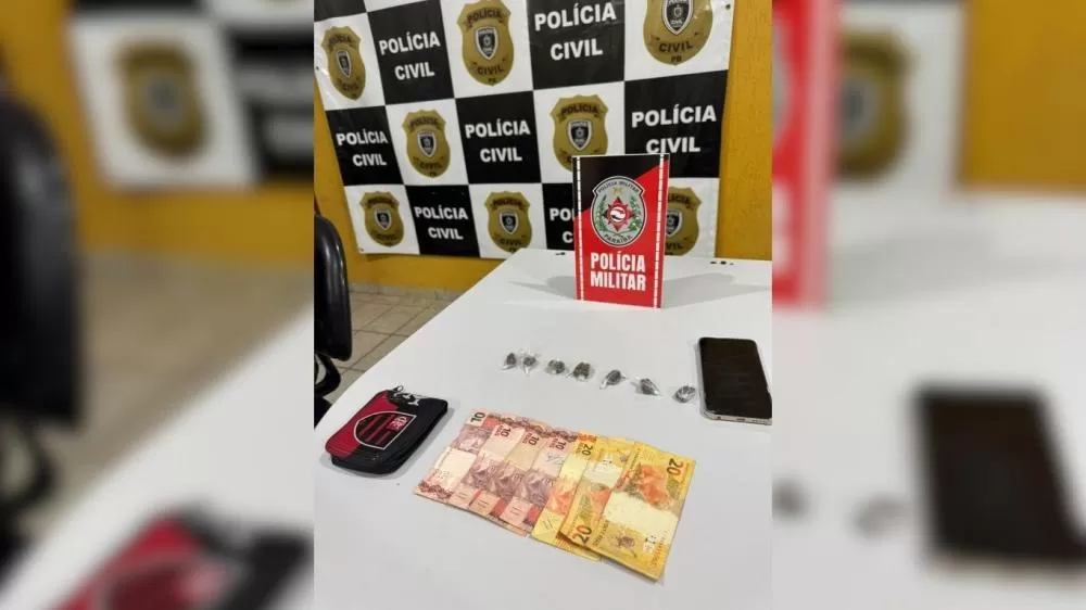 Material apreendido - Foto: Ascom 12º BPM/Divulgação