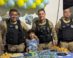 Aniversário de Ítalo Ruan - Foto: Ascom 3º BPM