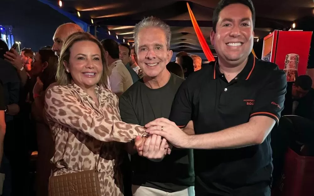 Tacyana Leitão, Nabor e Felipe Leitão - Foto: Assessoria