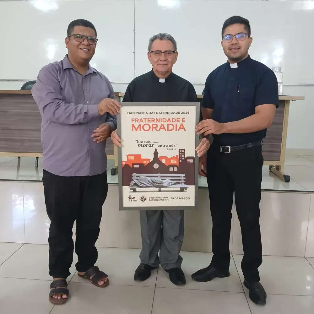 Padres Adalberto, Luiz Gonzaga e José Elielton - Foto: Airton Alves/Patosverdade