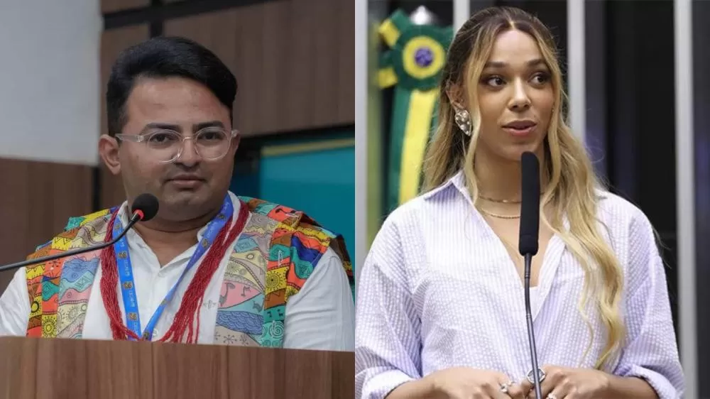 Tiago Padilha e deputada federal Erika Hilton - Foto: Reprodução