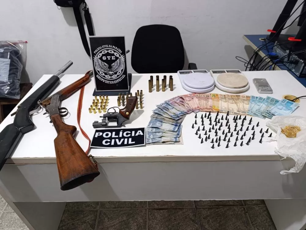 Material apreendido - Foto: Polícia Civil