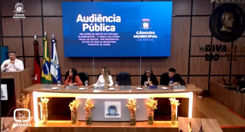 Audiência pública destaca crescimento histórico na saúde de Patos e ampliação de serviços em 2025