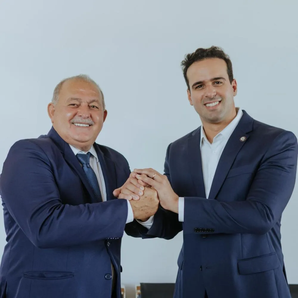 Prefeito Jacob Souto e o governador Lucas Ribeiro - Foto: Assessoria