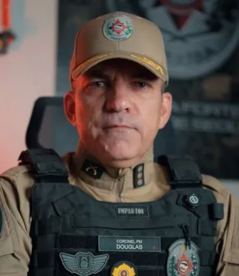 Coronel Douglas Ferreira, subcomandante-geral da Polícia Militar da Paraíba - Foto: Reprodução