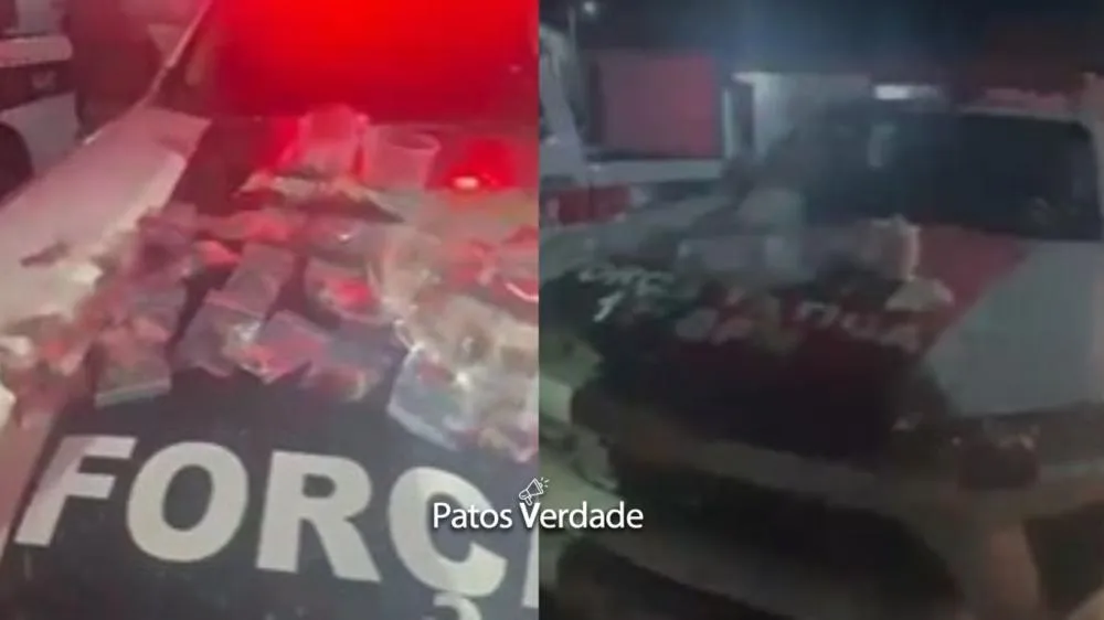 Fotos: 12º BPM / Montagem PatosVerdade