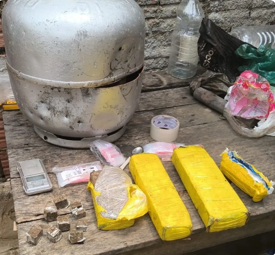 Material apreendido - Foto: Ascom 12º BPM