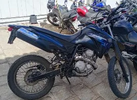 Motocicleta apreendida - Foto: Ascom 3º BPM