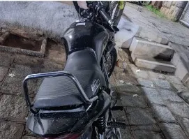 Motocicleta apreendida - Foto: Ascom 3º BPM