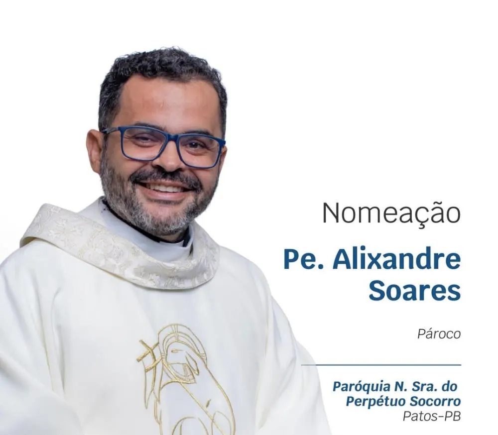 Pe. Alixandre Soares, novo pároco da Paróquia de Nossa Senhora do Perpétuo Socorro - Foto: Pascom / Reprodução
