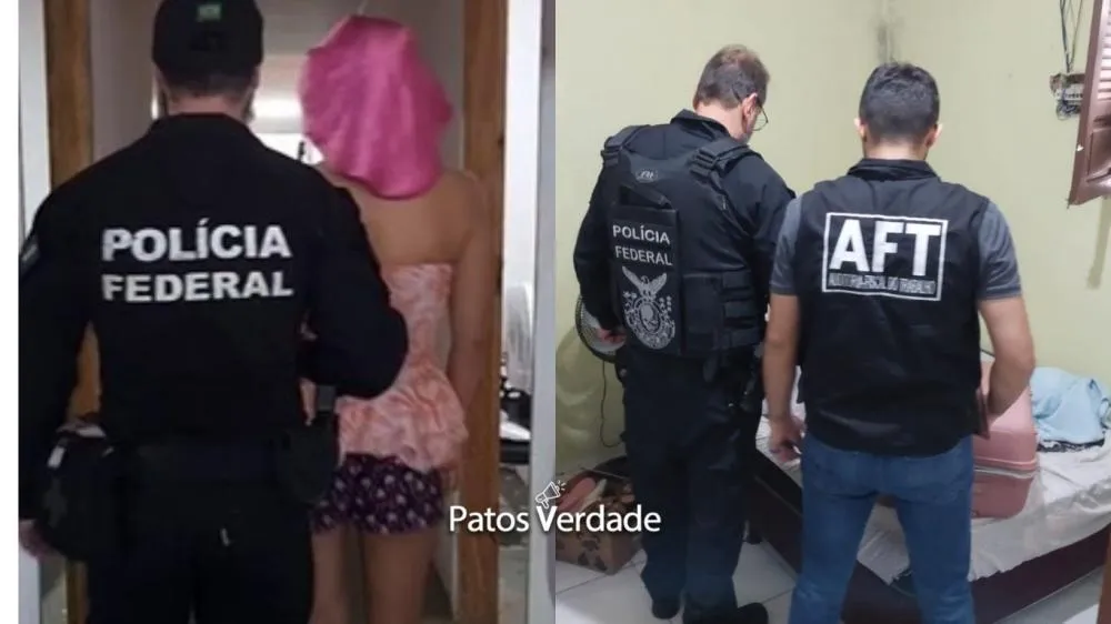Fotos: Polícia Federal / Montagem Patosverdade