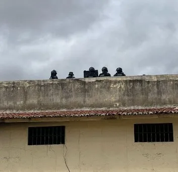 Penitenciária Padrão de Patos, princípio de tumulto - Foto: Reprodução / Ascom 3º BPM