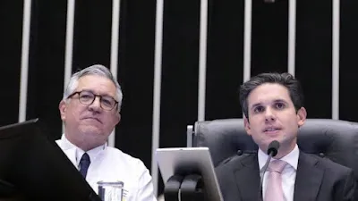 Ministro da Saúde Alexandre Padilha e o deputado federal Hugo Motta - Foto: Reprodução