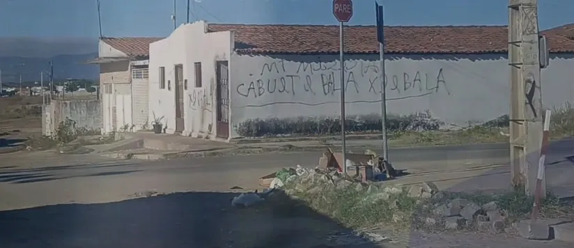 Residência no bairro Maternidade em Patos atacada por atos de vandalismo - Foto: Reprodução