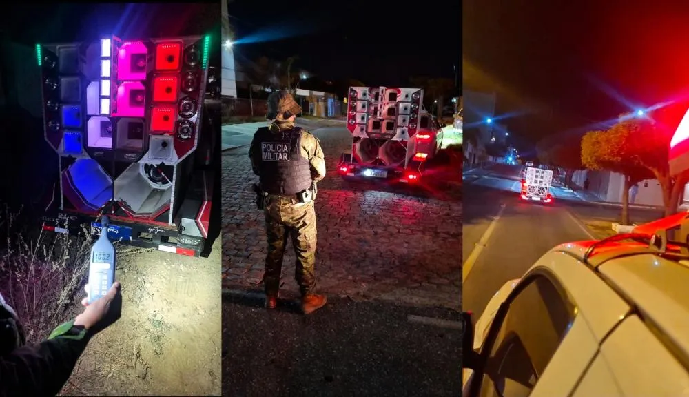 Denúncia leva Polícia Ambiental a apreender paredão de som durante evento na zona rural de Patos