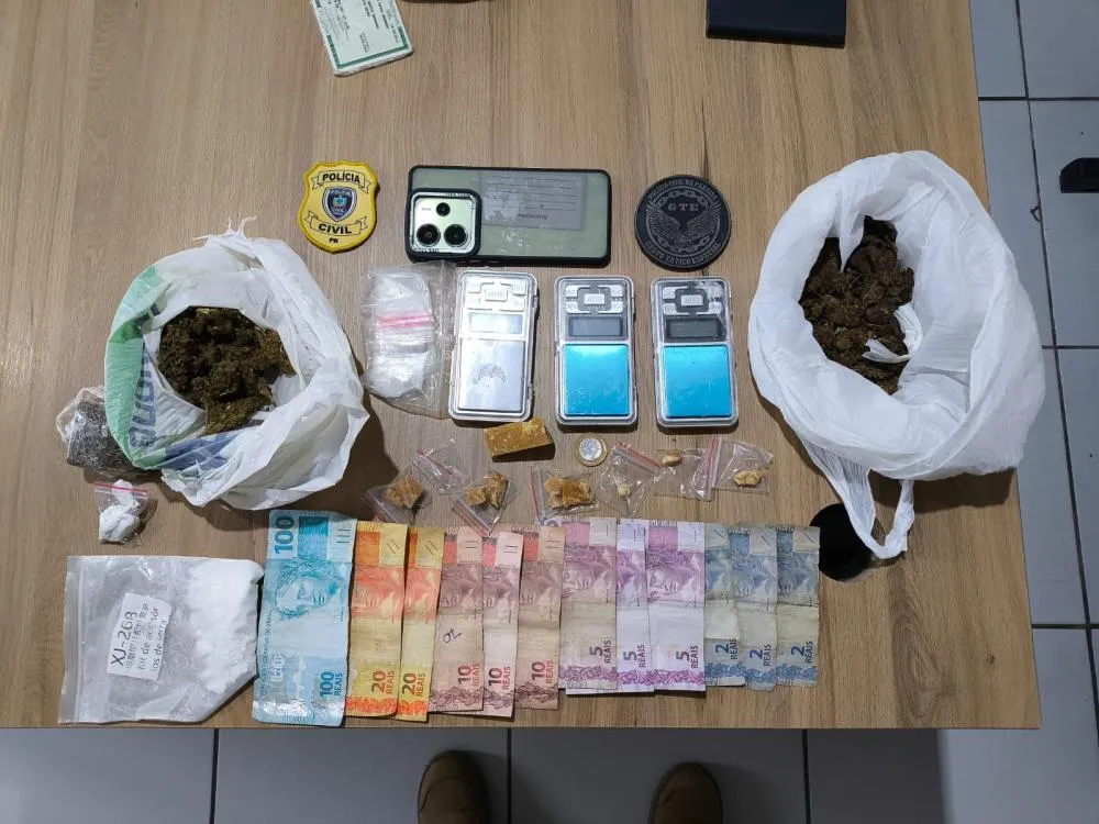 Material apreendido - Foto: Assessoria Polícia Civil da Paraíba
