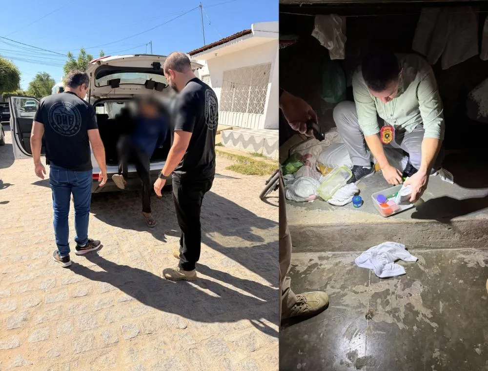 Operação Cárceres (Fotos: Polícia Civil / Montagem Patosverdade)