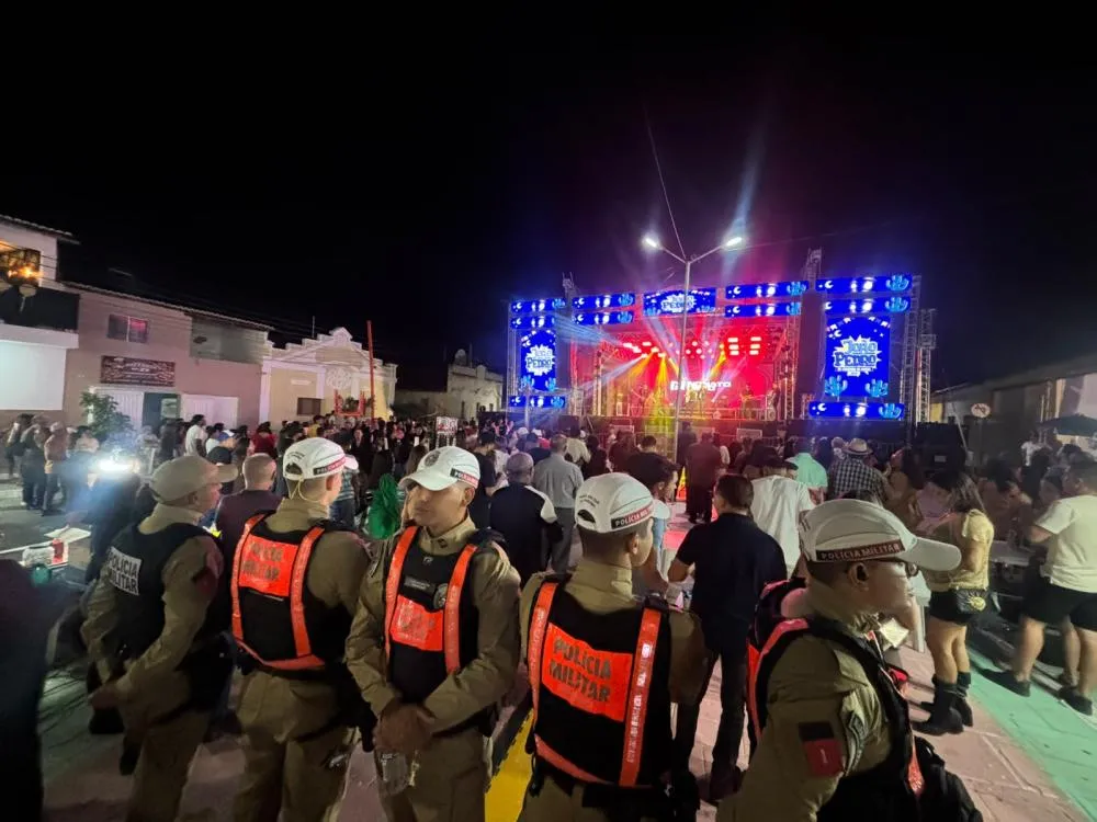 Segurança na vaquejada de Cacimba de Areia - Foto: Ascom 3º BPM