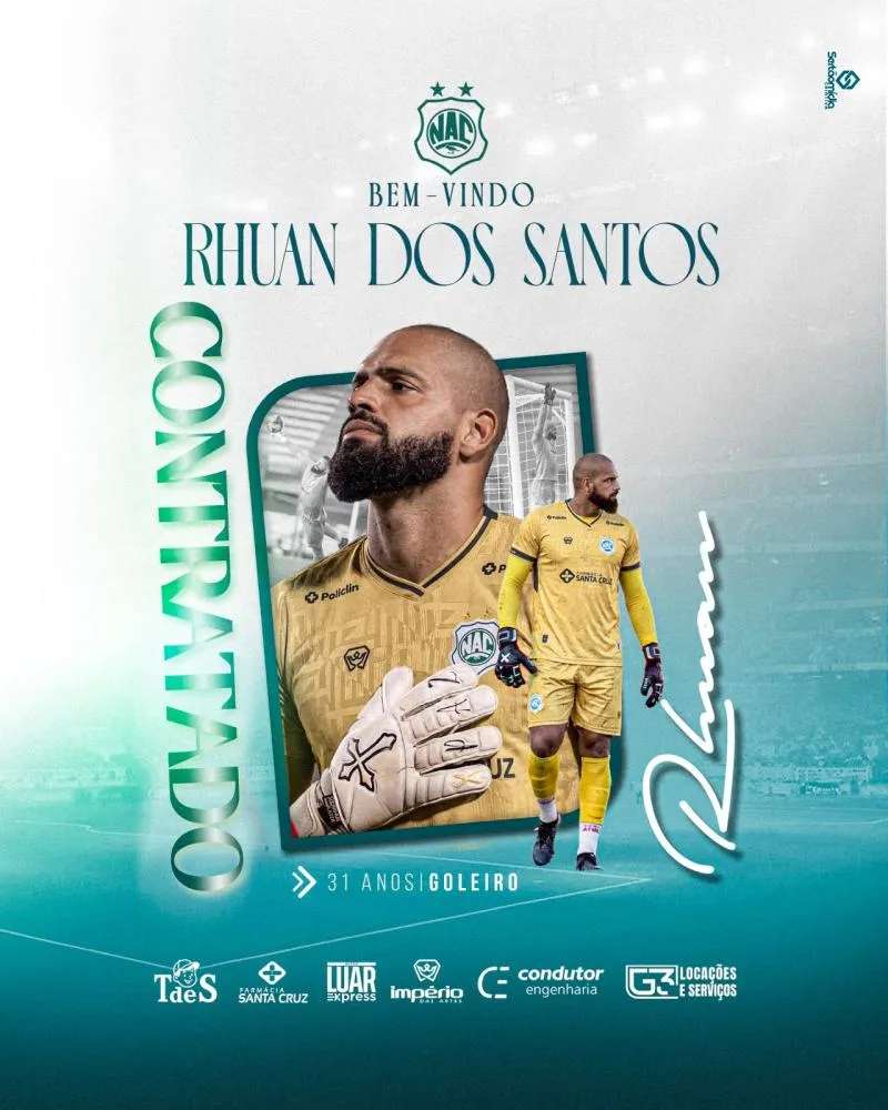 goleiro Rhuan dos Santos - Foto: Assessoria
