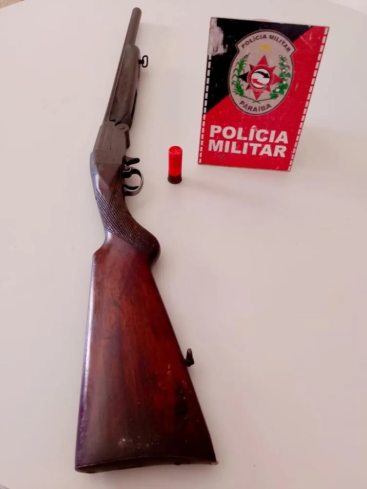 Arma apreendida - Foto: Ascom 3ºBPM