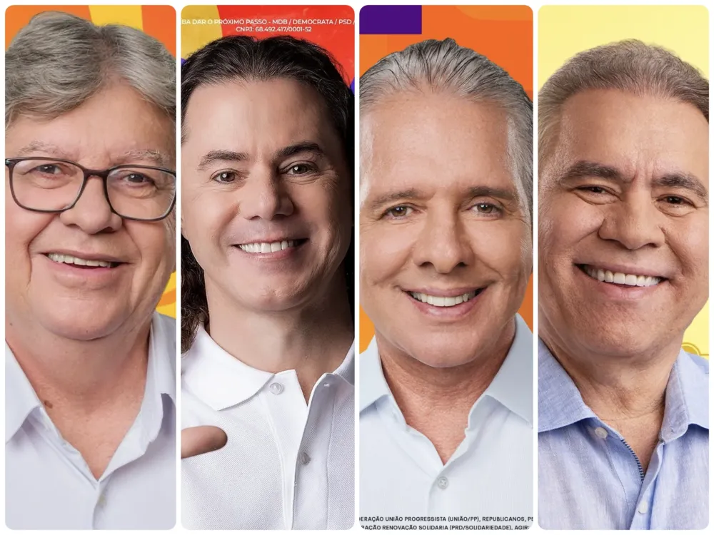 João, Veneziano, Nabor e Queiroga - Foto: Reprodução