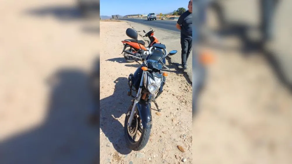 Colisão entre motos deixa duas pessoas feridas na BR-230, em Patos