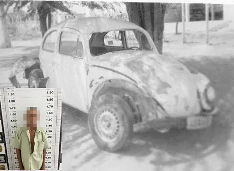 Veículo envolvido no acidente - Foto: Polícia Civil