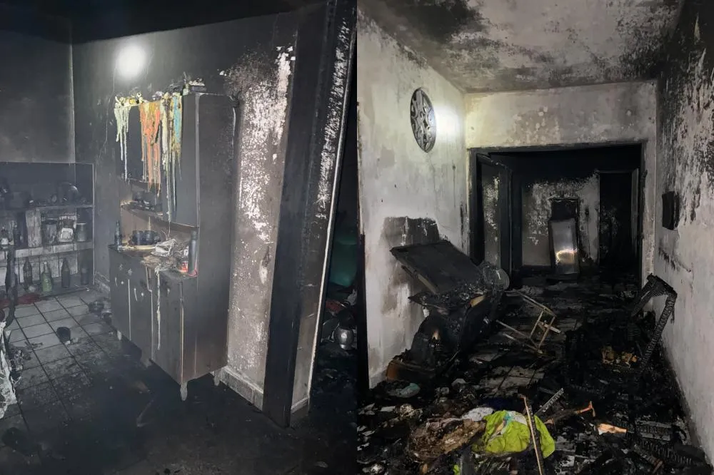 Incêndio antige apartamento em Patos - Fotos: 4º BBM