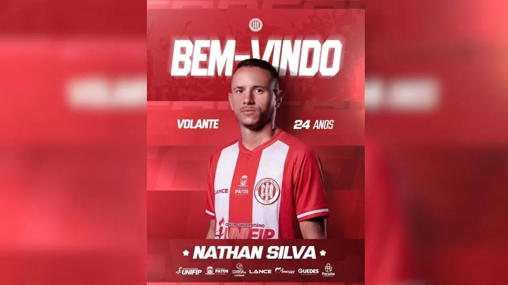 Meio-campista Nathan Silva - Foto: Assessoria
