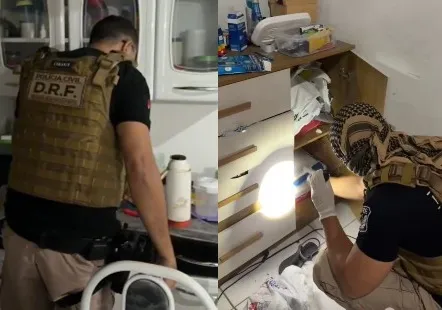 Operação Anátasis em Santa Luzia - Fotos: Polícia Civil / Montagem Patosverdade