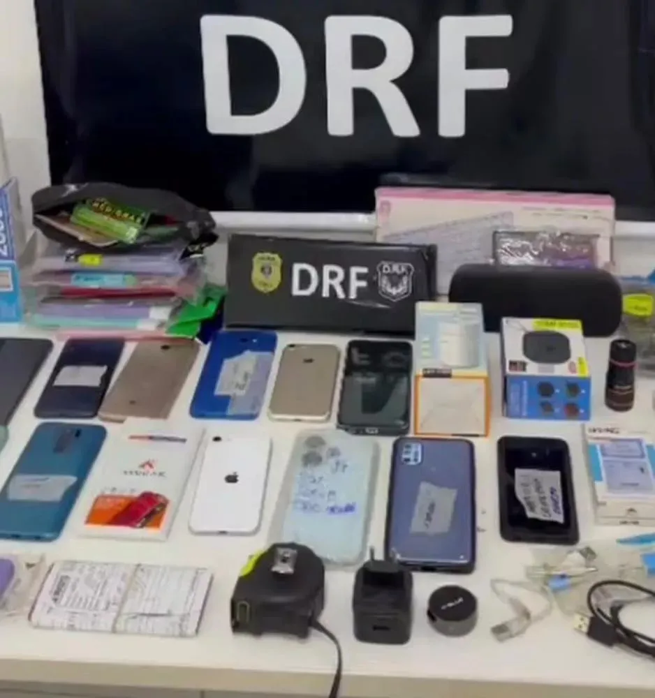 DRF prende suspeito e recupera celulares furtados em Patos