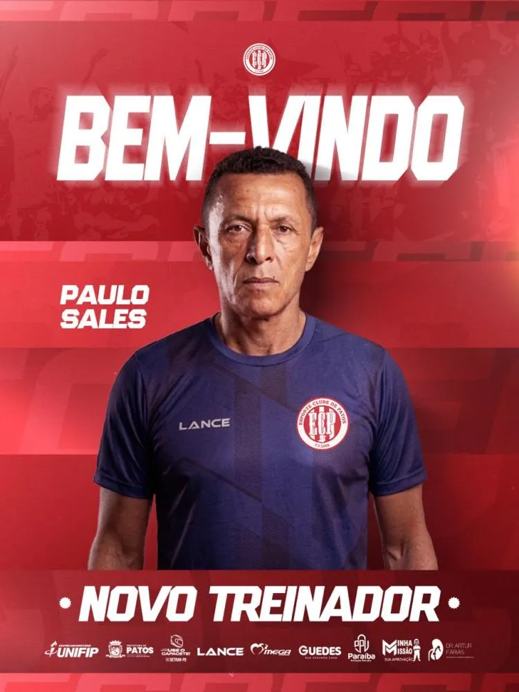 Esporte de Patos anuncia Paulo Sales