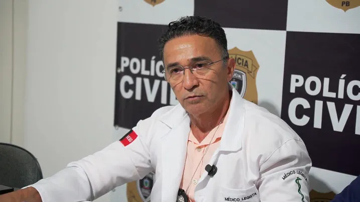 Médico legista Dionísio Filho, chefe do Numol de Patos: Foto: Reprodução