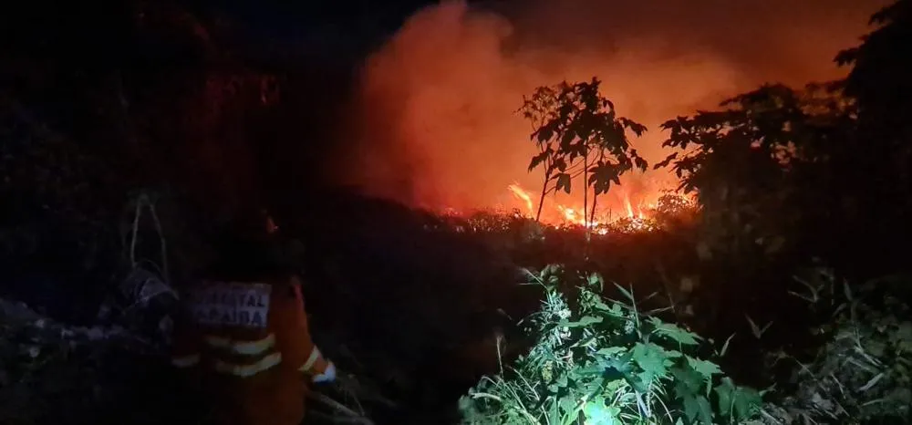 Bombeiros controlam incêndio em Patos - Foto: Reprodução/4º BBM