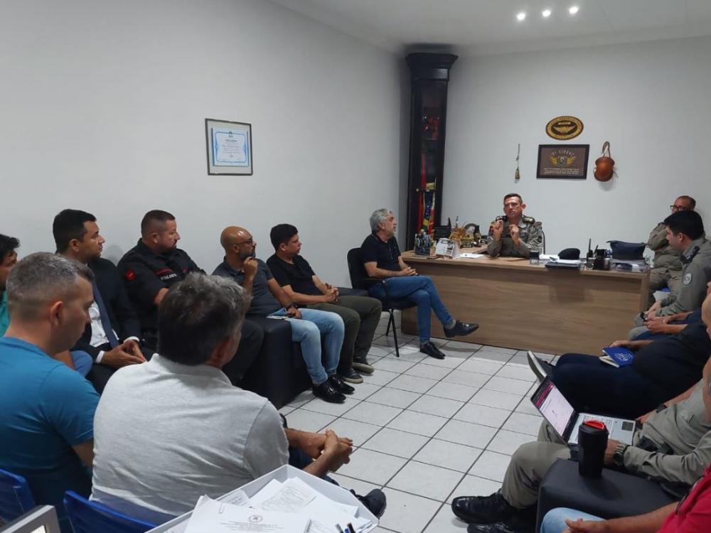 Reunião segurança no JC - Foto: ASCOM 3º BPM