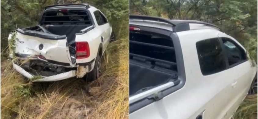 Veículo envolvido no acidente - Foto: Divulgação/Redes Sociais