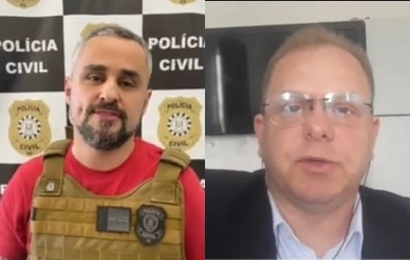Delegados Afrânio Brito e Paulo Ênio - Foto: Reprodução/Patosverdade