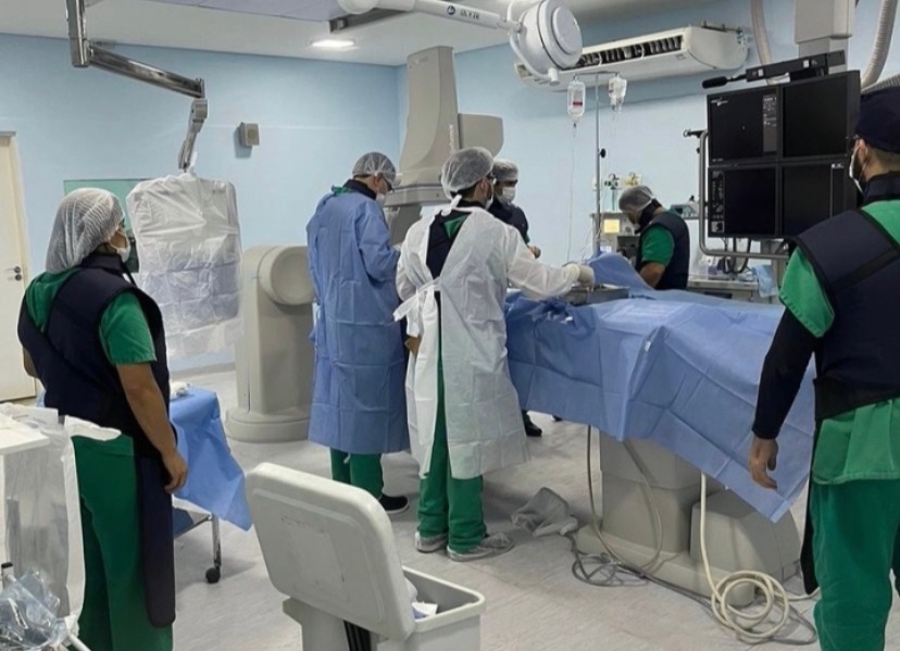 A Hemodinâmica realizou 944 procedimentos, em 600 pacientes de 108 cidades.