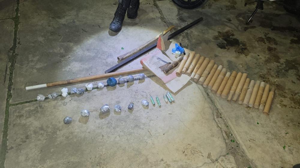 Material apreendido - Foto: Redes Sociais/Reprodução