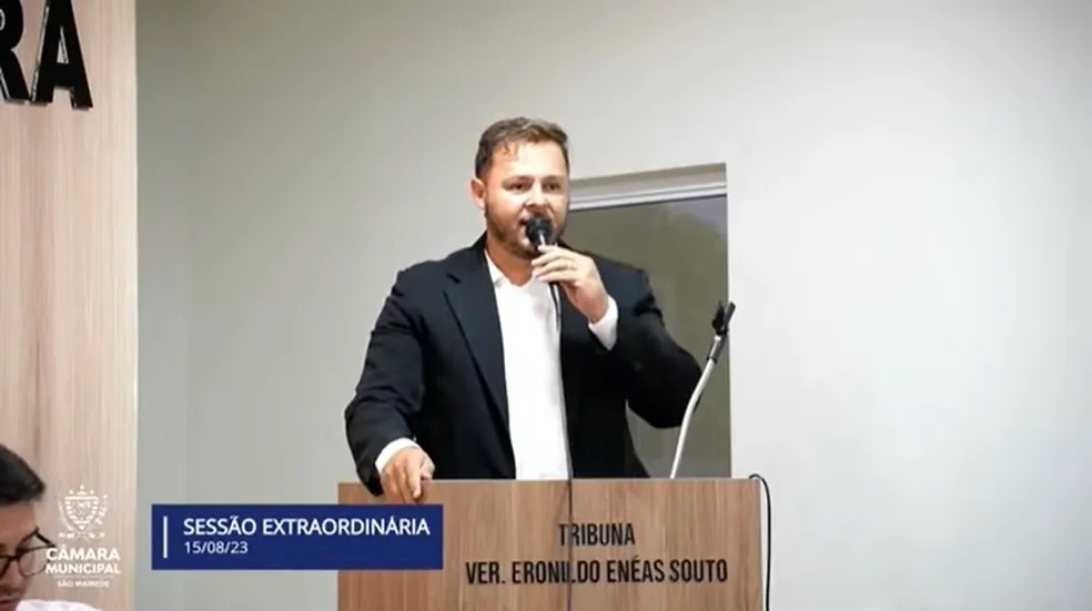 Foto: Reprodução/YouTube Câmara Municipal de São Mamede