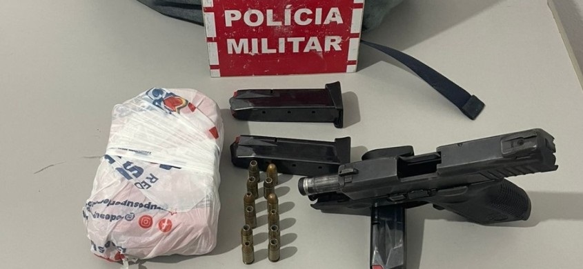 Material apreendido - Foto: Ascom 3º BPM