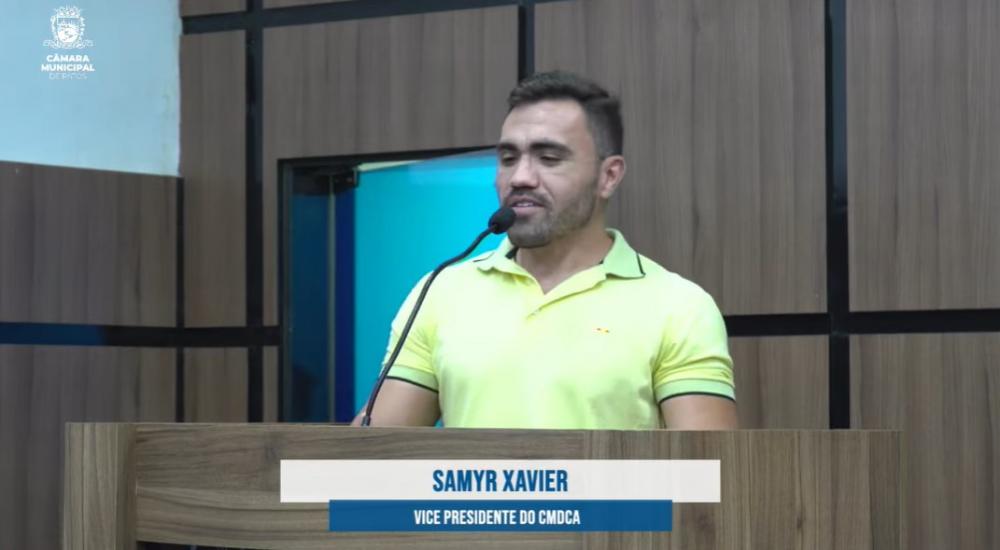 Samyr Xavier (CMDCA) - edição de áudio: Airton Alves/Patosverdade
