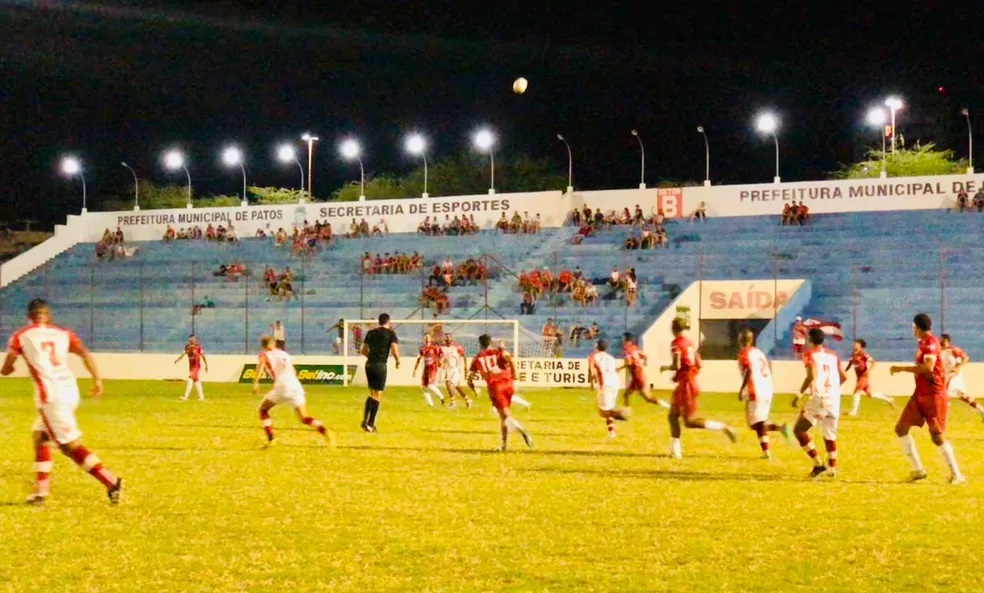 Esporte de Patos x Spartax, Campeonato Paraibano da 2ª Divisão — Foto: Lunara Moreira/Jornal da Paraíba
